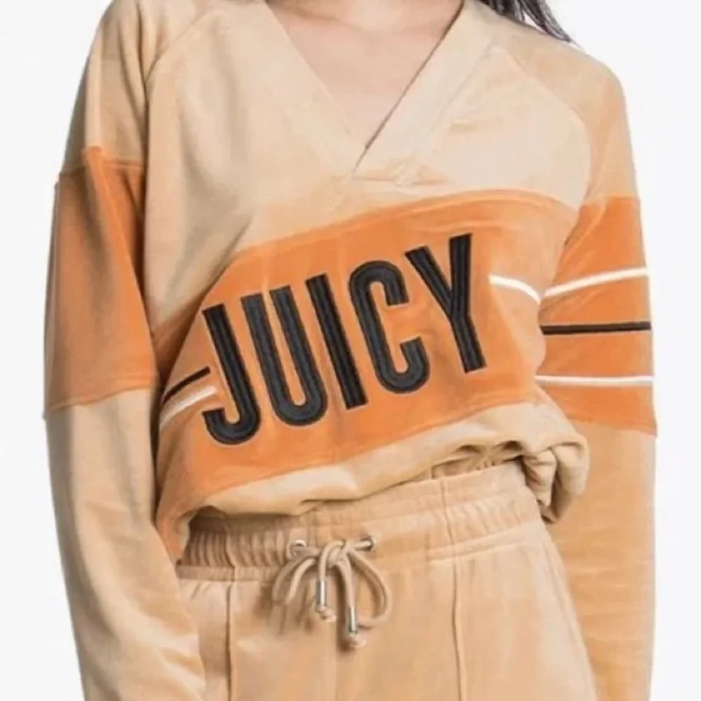 Vintage Juicy Couture Velour Oversized pullover Sweashirt - Picture 1 of 8